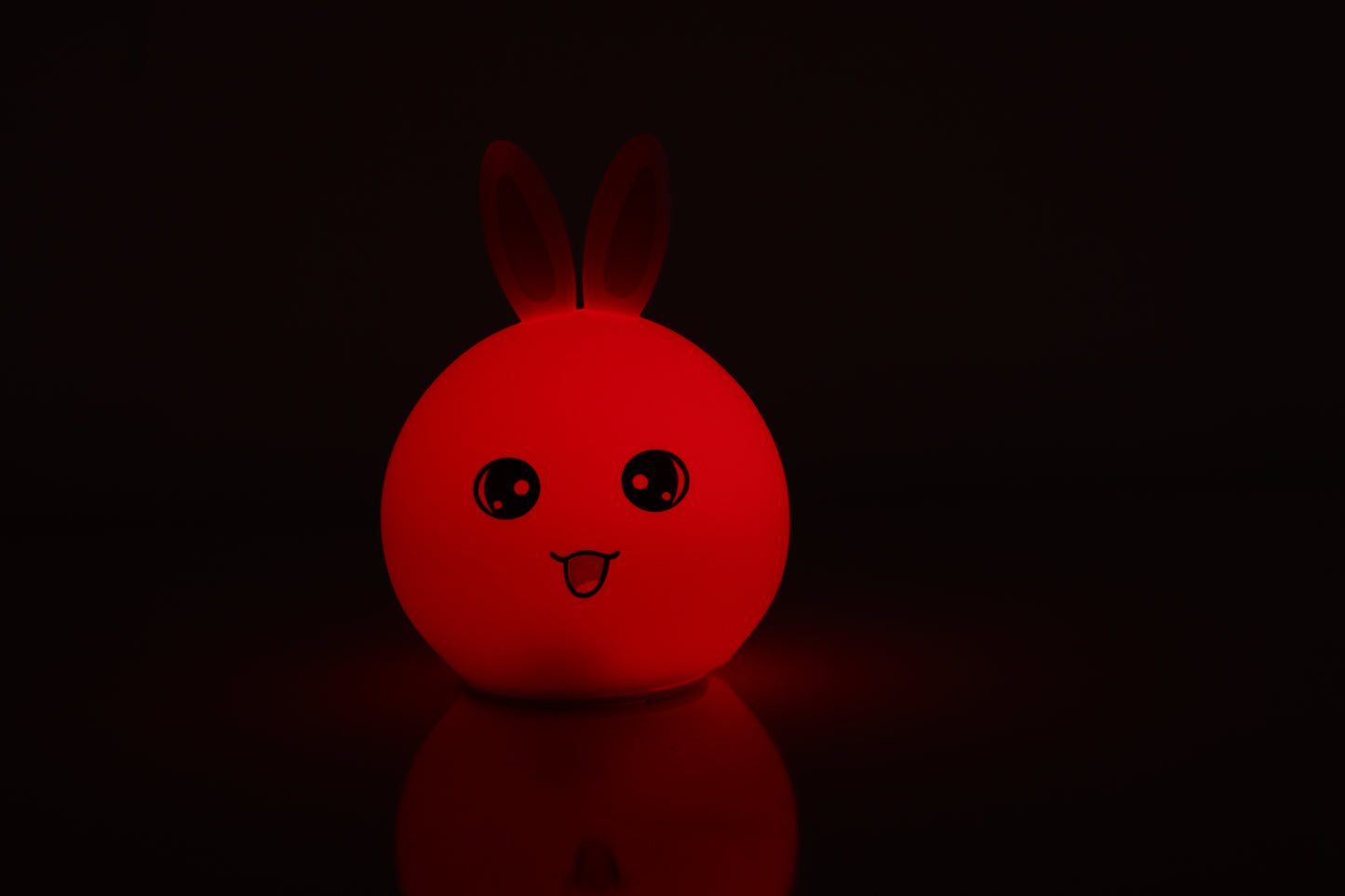 Rabbit Bunny Silicone Night Light Lamp – USB Rechargeable LED with 7 Colors | Soft Nursery Light for Kids Room & Baby Gift | Onebest