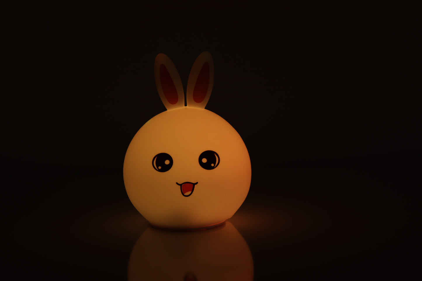 Rabbit Bunny Silicone Night Light Lamp – USB Rechargeable LED with 7 Colors | Soft Nursery Light for Kids Room & Baby Gift | Onebest