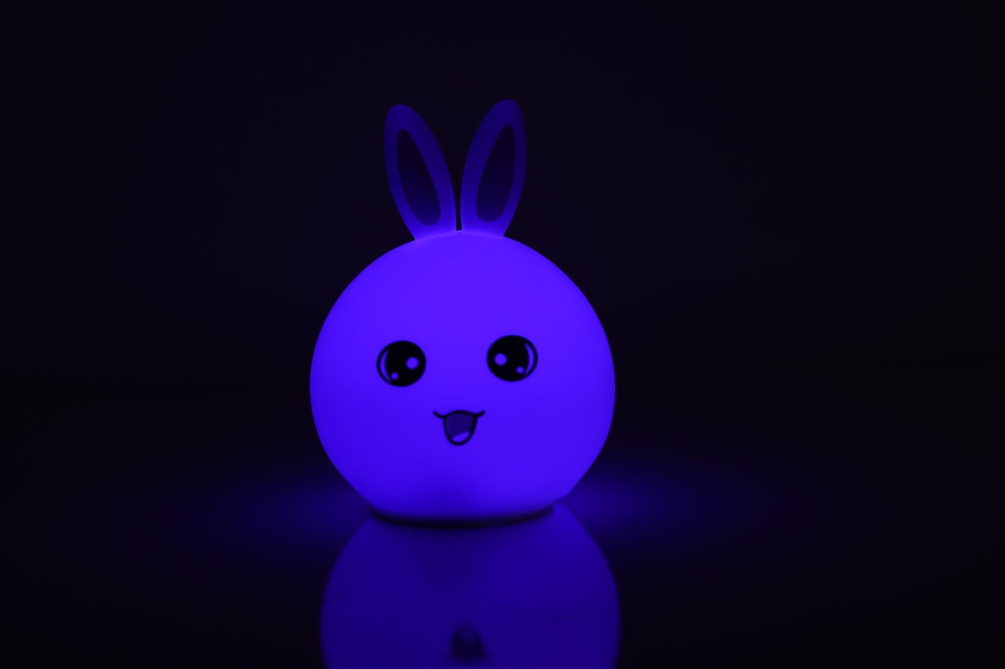 Rabbit Bunny Silicone Night Light Lamp – USB Rechargeable LED with 7 Colors | Soft Nursery Light for Kids Room & Baby Gift | Onebest