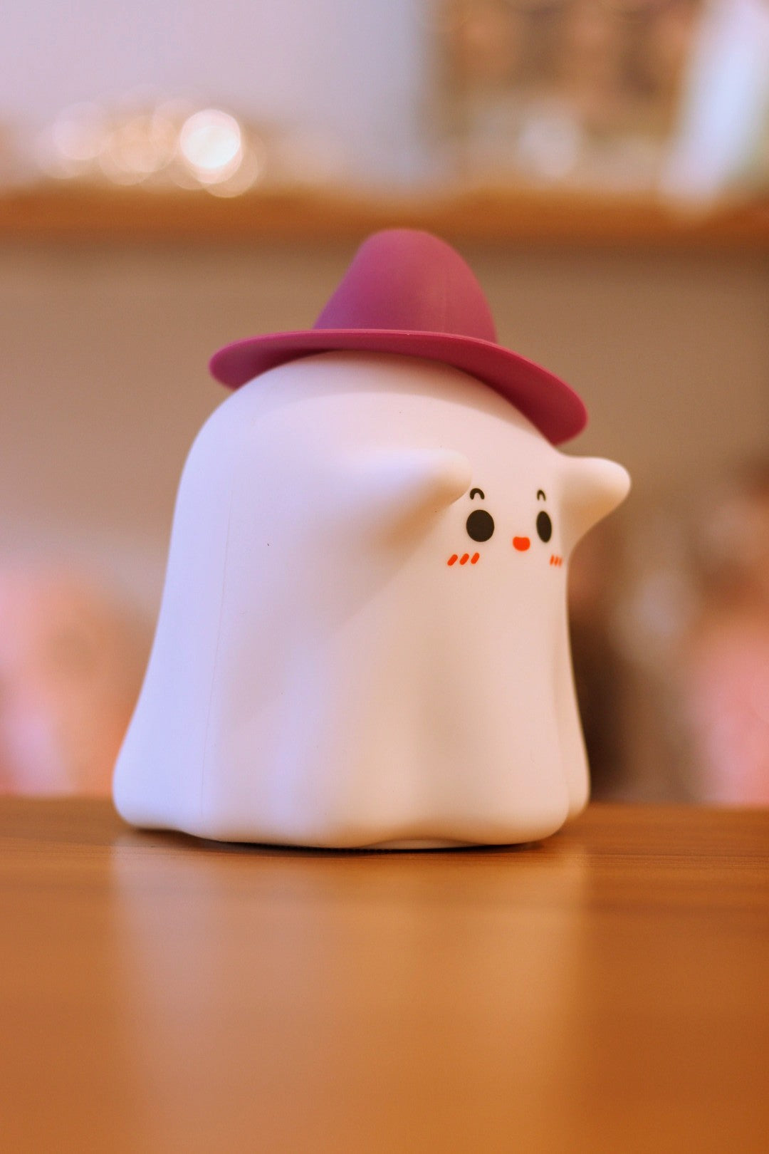 Cute Ghost Silicone Night Light Lamp - USB Rechargeable LED with 7 Colors | Soft Nursery Light for Kids Room & Baby Gift | Onebest