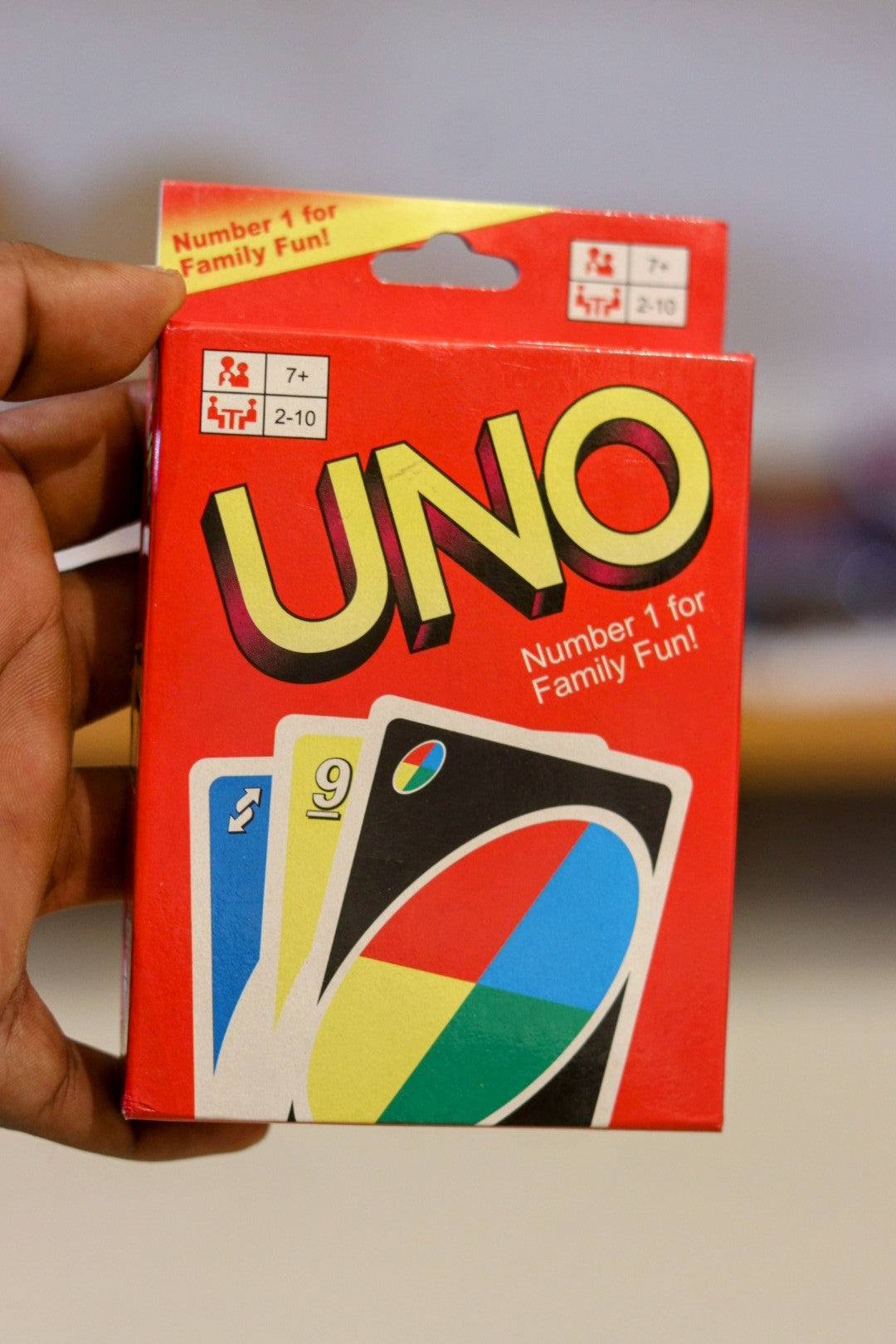 UNO Classic Red Playing Cards - Fun Family & Party Game | Onebest