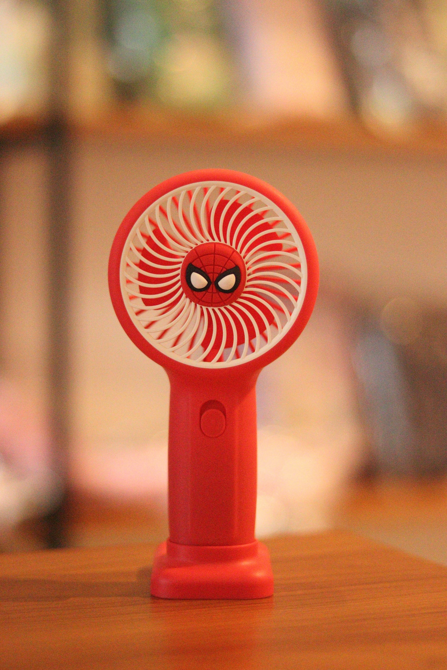 Spiderman Portable Mini Fan - USB & Battery Rechargeable | High-Speed Handheld Cooling Fan for Travel, Office & Outdoor | Onebest