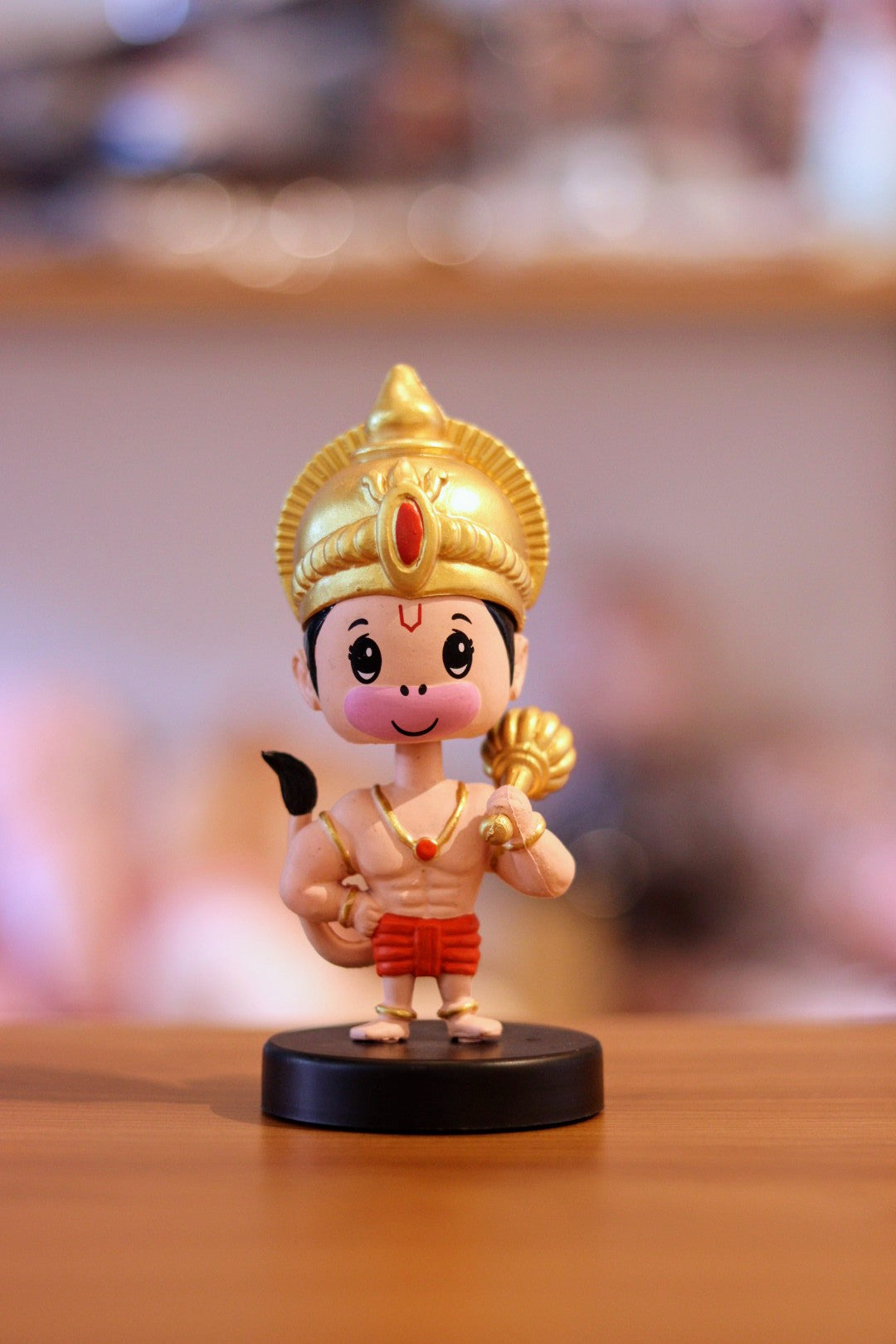 Hanuman Bobblehead Idol for Car Dashboard, Home & Office | Spiritual Decor Gift | Onebest