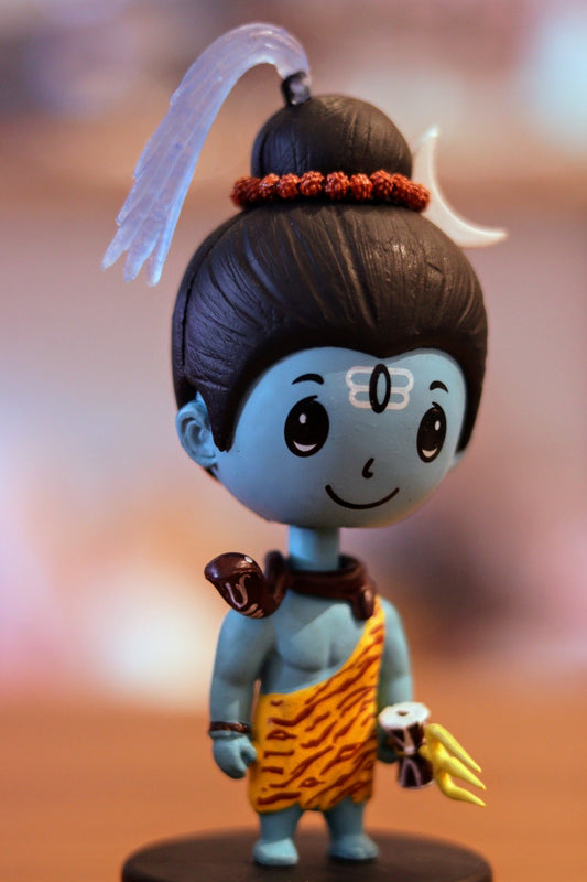 Lord Shiva Idol Bobblehead - Perfect for Car Dashboard, Office Desk & Home Decor | Onebest