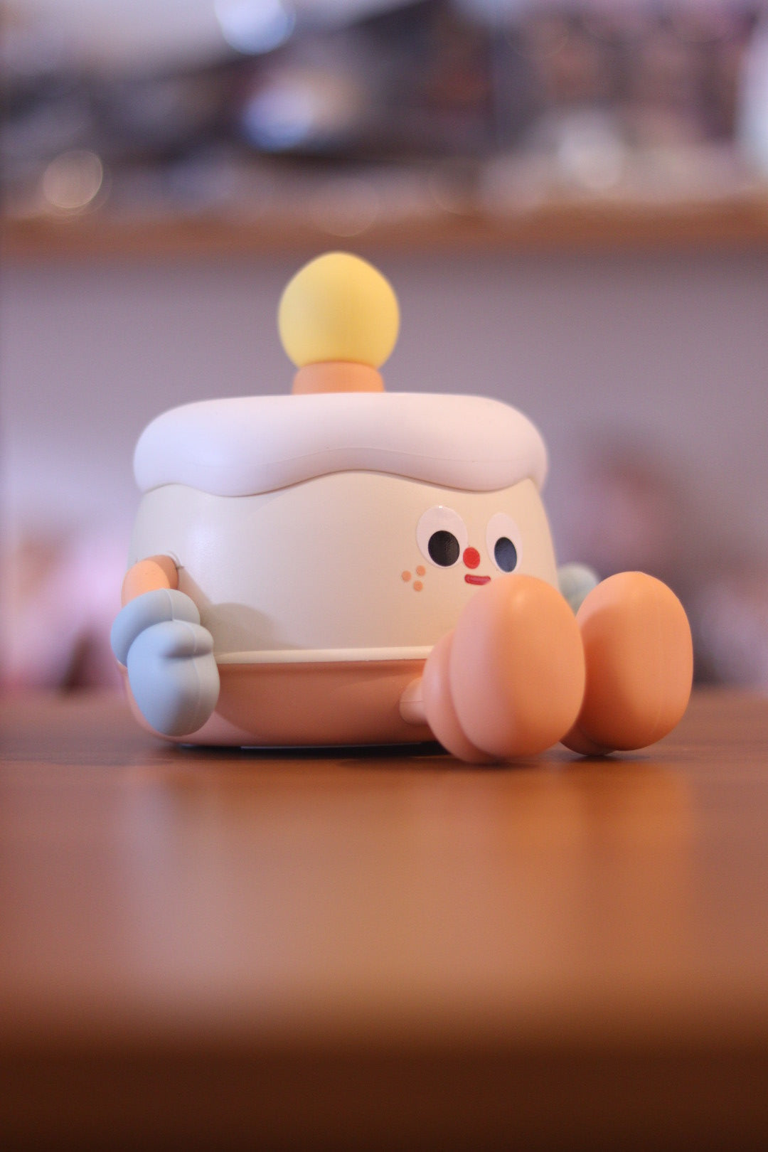 Cute Birthday Cake Night Light - Rechargeable Silicone Table Lamp | Soft Glow, Colorful LED, Kid-Safe, Gift for Birthdays or Decor | Onebest
