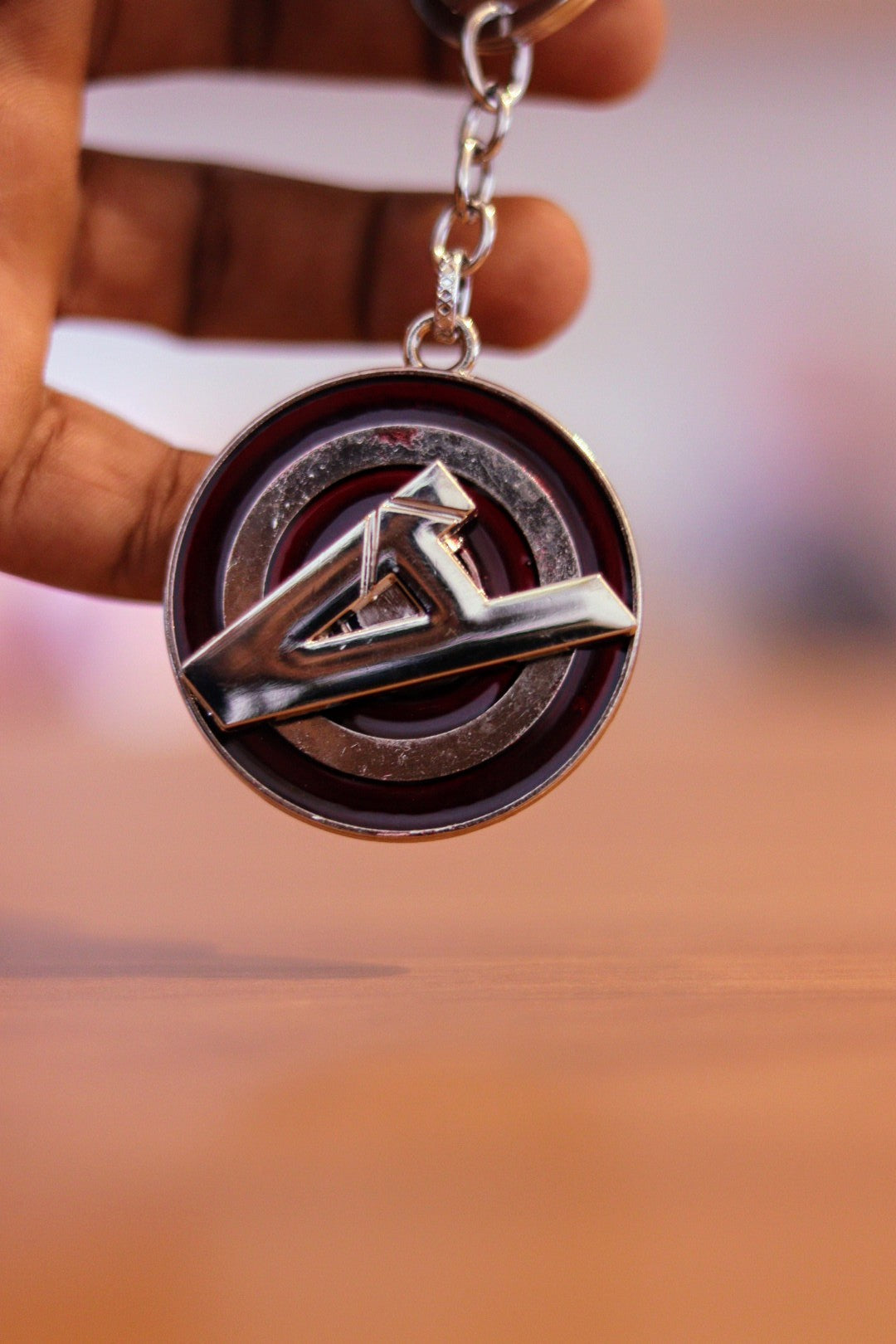 Avengers Rotating Metal Keychain - 360° Spin Superhero Logo Key Ring | Marvel Fan Gift, Premium Alloy, Durable Key Holder for Boys & Men | Onebest