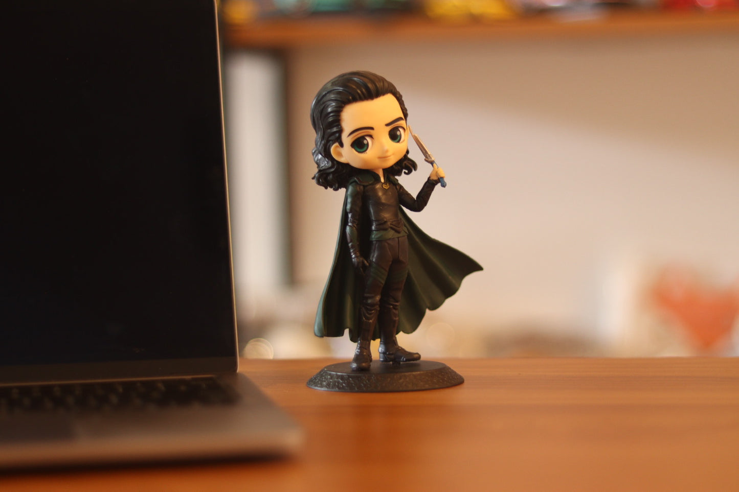 Cute Loki Knife Action Figure - Marvel Superhero Mini Collectible Figurine with Stand | Desk Decor Toy for Marvel Fans | Onebest