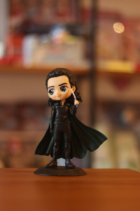 Cute Loki Knife Action Figure - Marvel Superhero Mini Collectible Figurine with Stand | Desk Decor Toy for Marvel Fans | Onebest