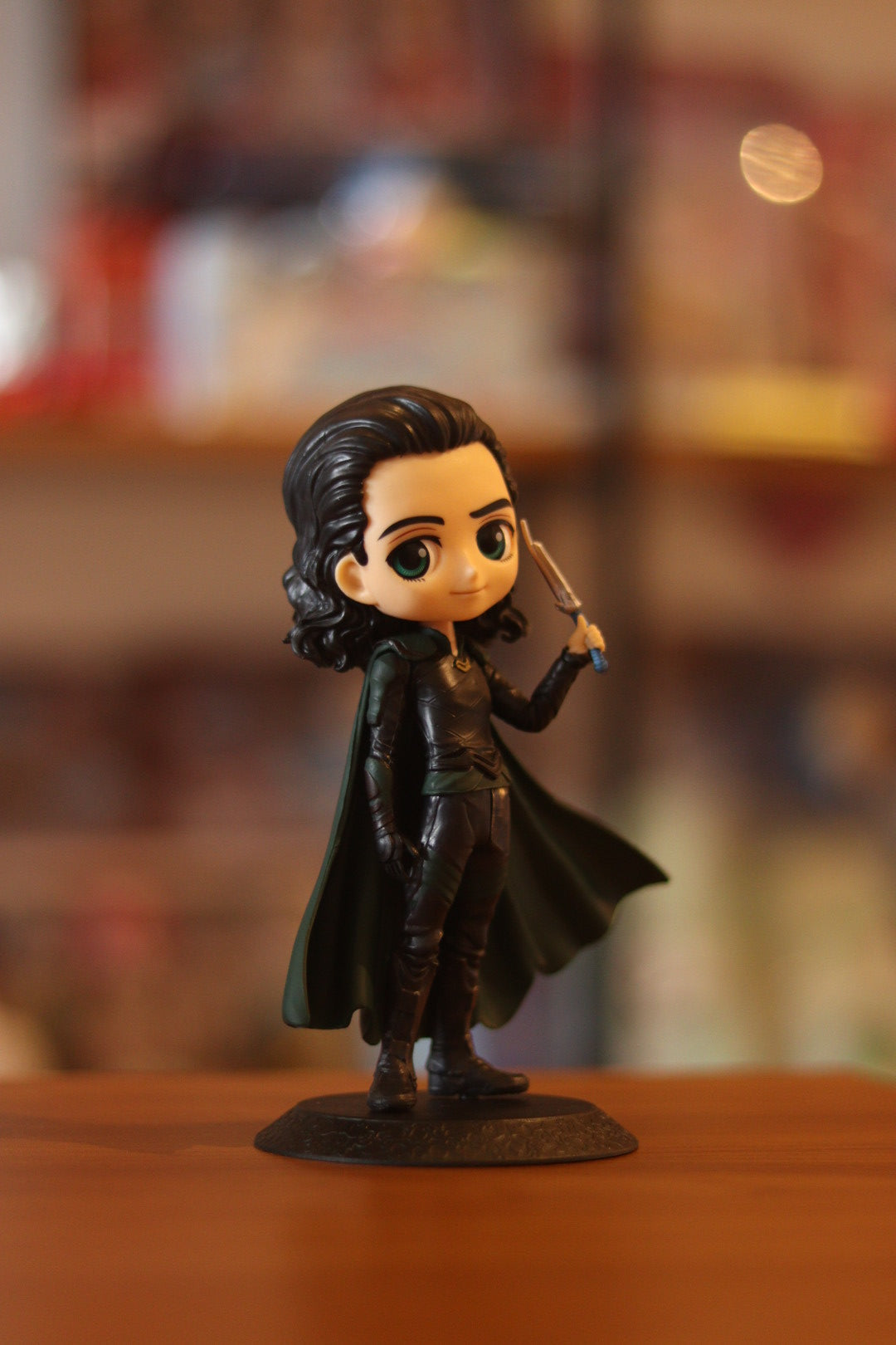 Cute Loki Knife Action Figure - Marvel Superhero Mini Collectible Figurine with Stand | Desk Decor Toy for Marvel Fans | Onebest