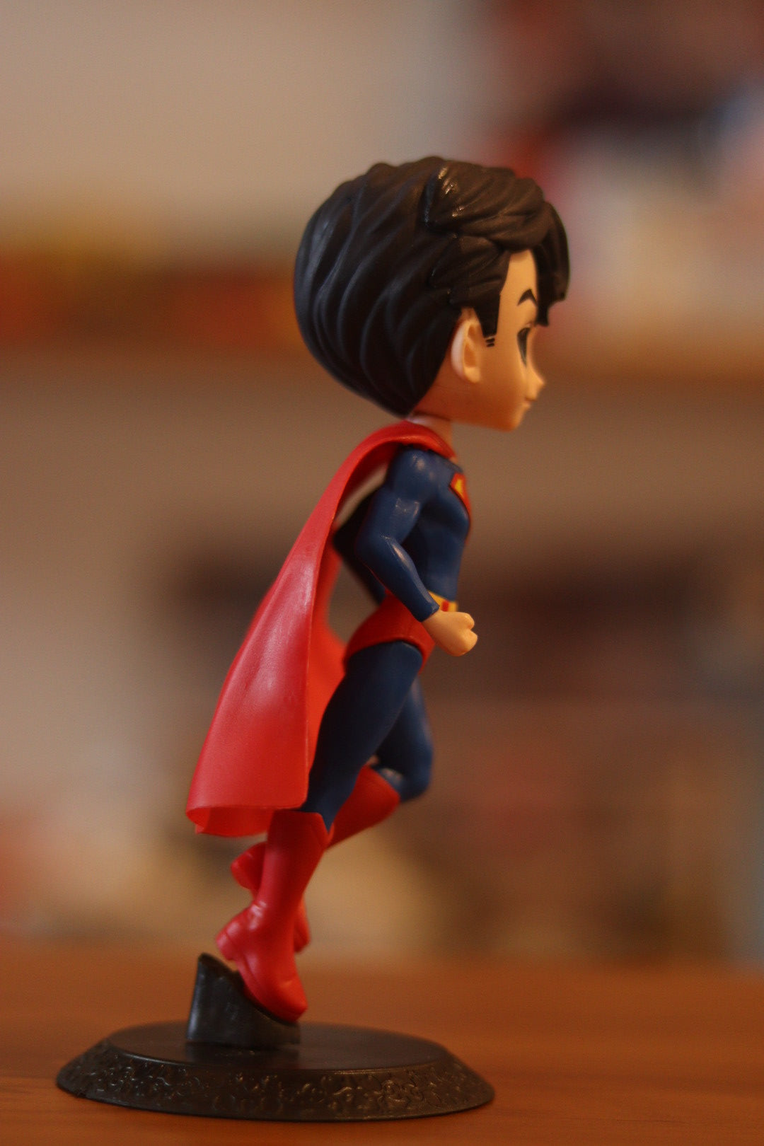 Superman Q Posket Action Figure | Cute Anime-Style Chibi Collectible for Home Decor, Office Desk & Study Table | Onebest