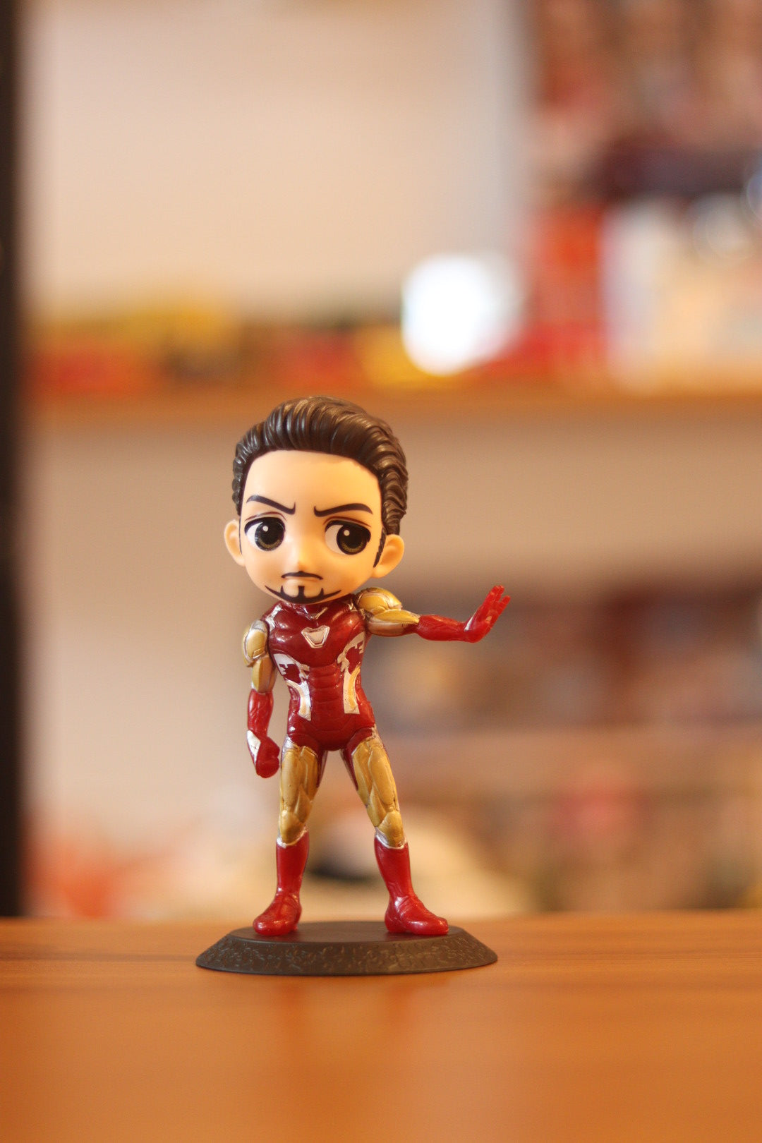 Iron Man Q Posket Action Figure Without Mask | Marvel Superhero Collectible | Onebest