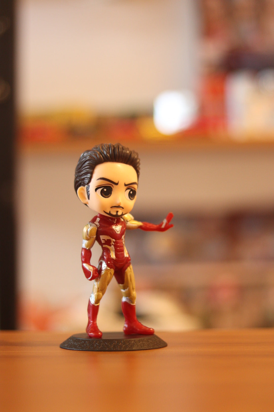 Iron Man Q Posket Action Figure Without Mask | Marvel Superhero Collectible | Onebest