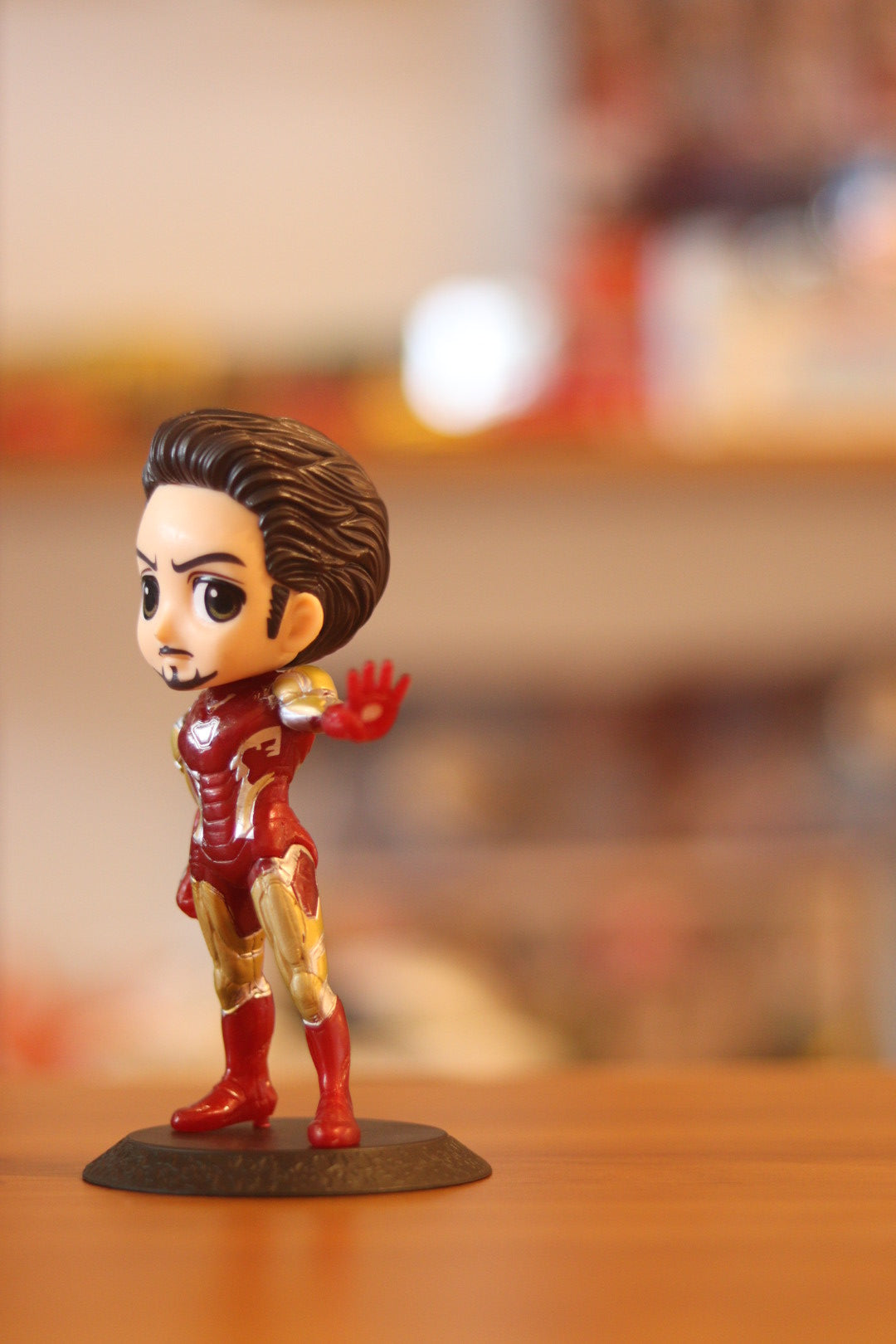 Iron Man Q Posket Action Figure Without Mask | Marvel Superhero Collectible | Onebest