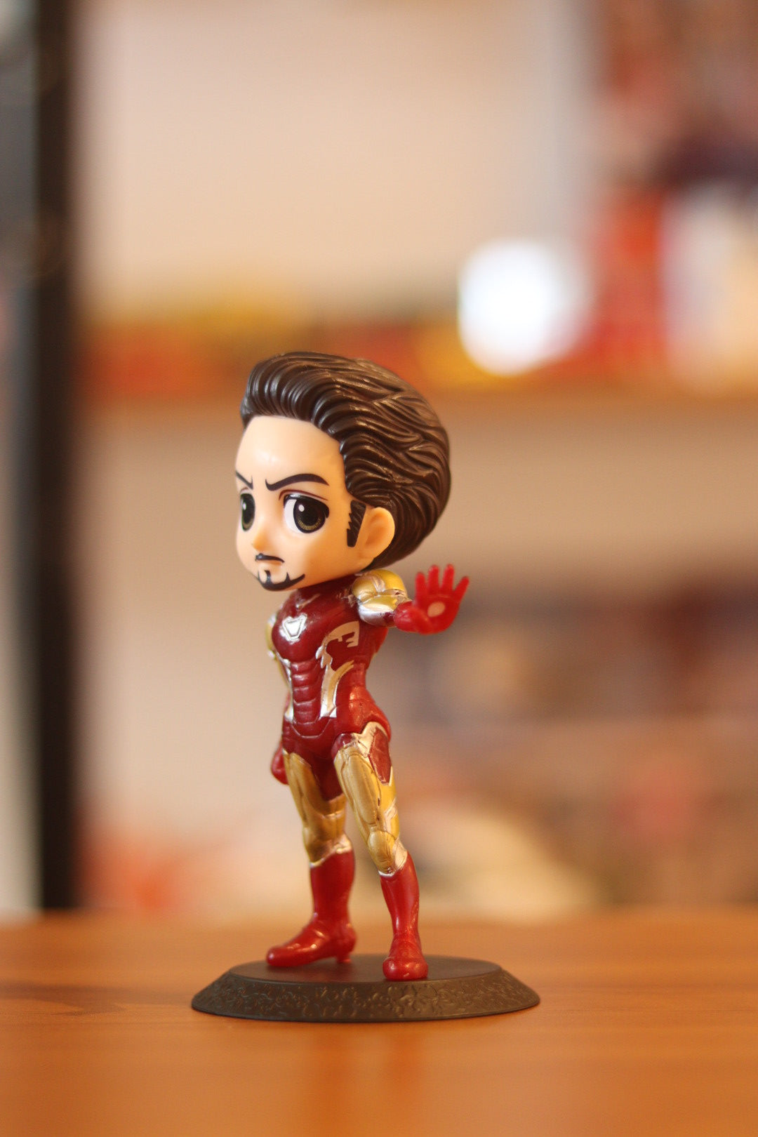 Iron Man Q Posket Action Figure Without Mask | Marvel Superhero Collectible | Onebest