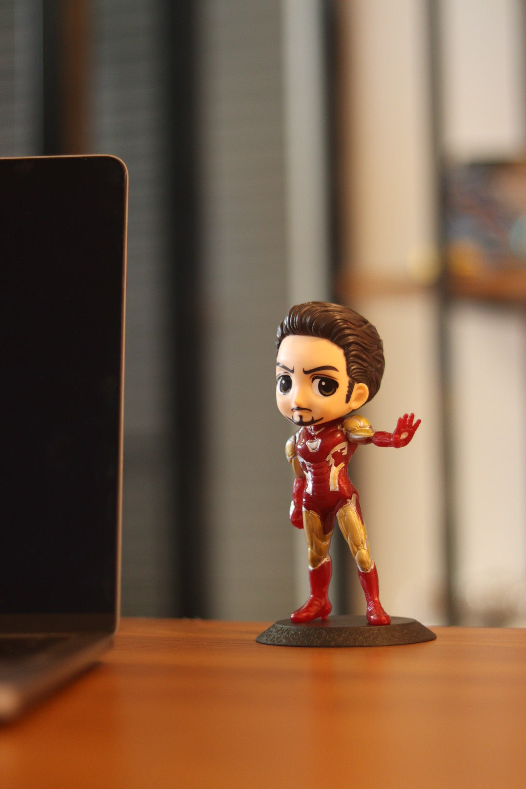 Iron Man Q Posket Action Figure Without Mask | Marvel Superhero Collectible | Onebest
