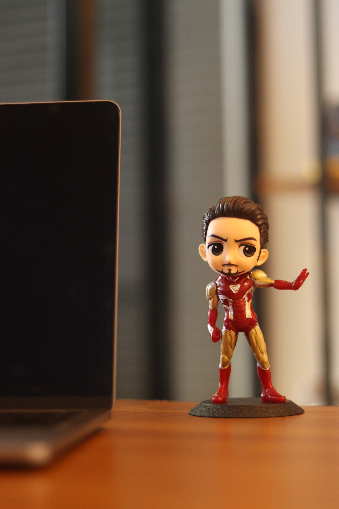 Iron Man Q Posket Action Figure Without Mask | Marvel Superhero Collectible | Onebest