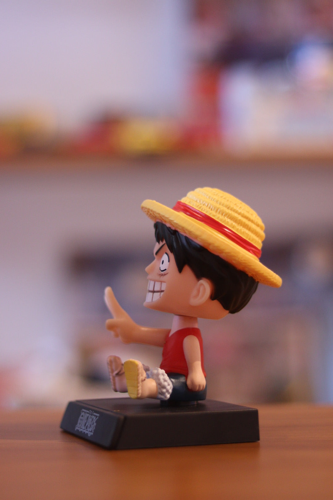 Luffy Anime Bobblehead Action Figure | Car Dashboard & Desk Display | One Piece Collectible Toy | Onebest