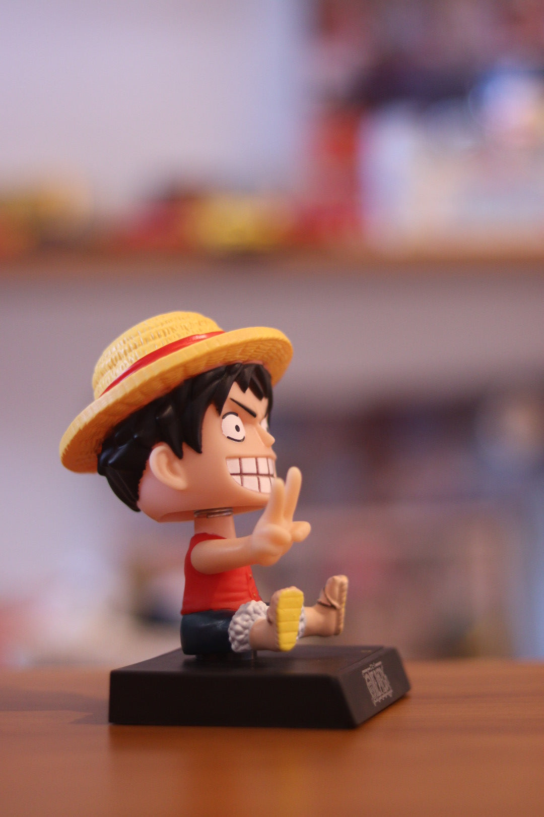 Luffy Anime Bobblehead Action Figure | Car Dashboard & Desk Display | One Piece Collectible Toy | Onebest