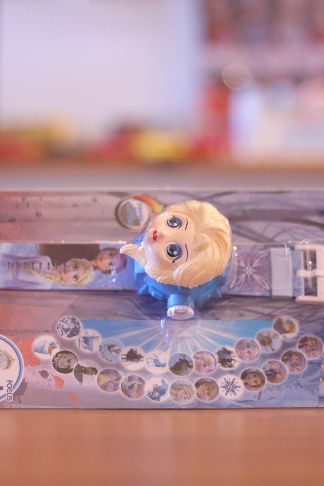 Disney Frozen Kids Projector Digital Watch with LCD Display - 24 Images, Silicone Strap, Time & Date Setting | Onebest