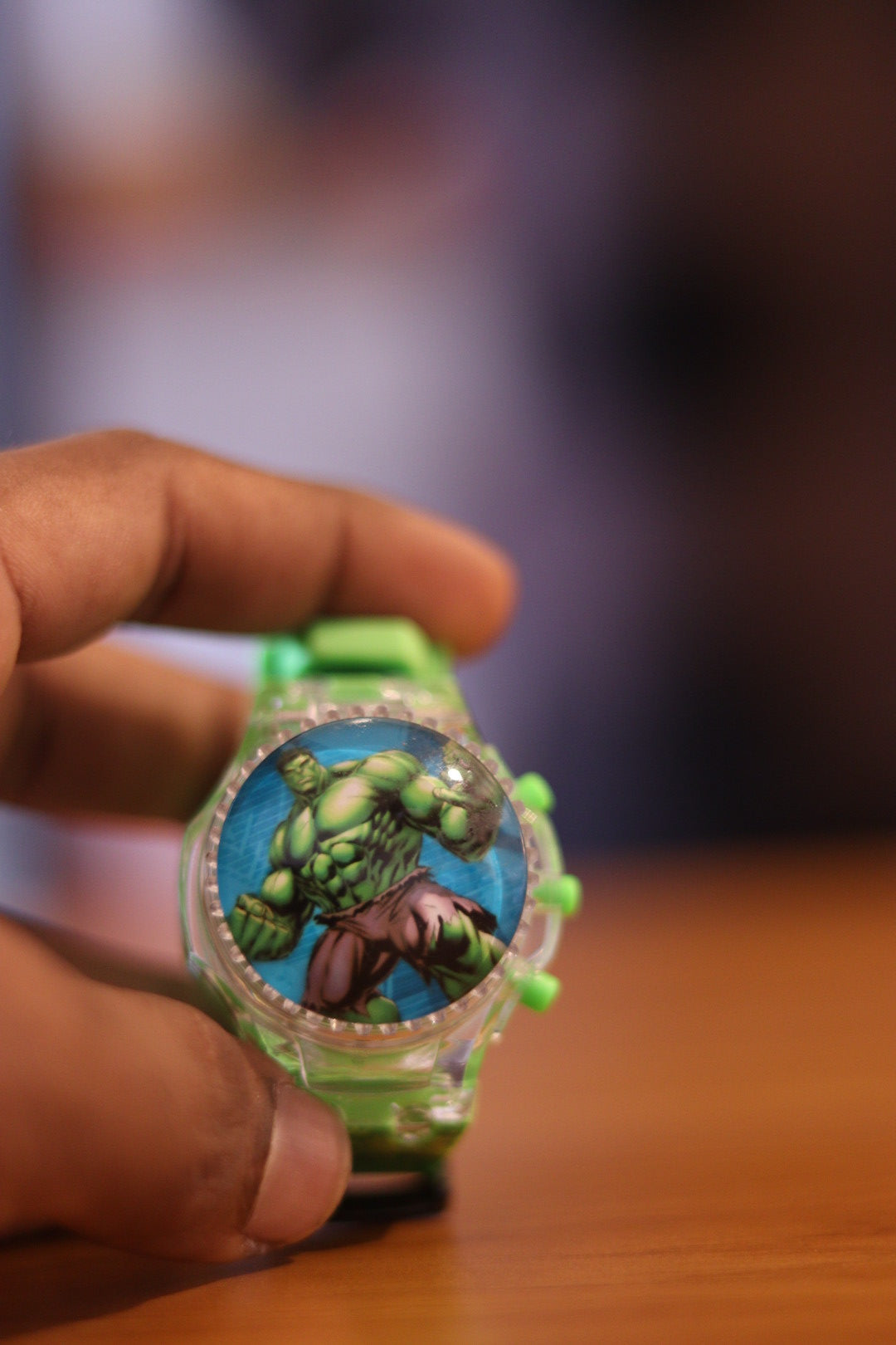 Hulk 360° Rotating Kids Digital Watch with Light & Music | Time and Date Display | Onebest