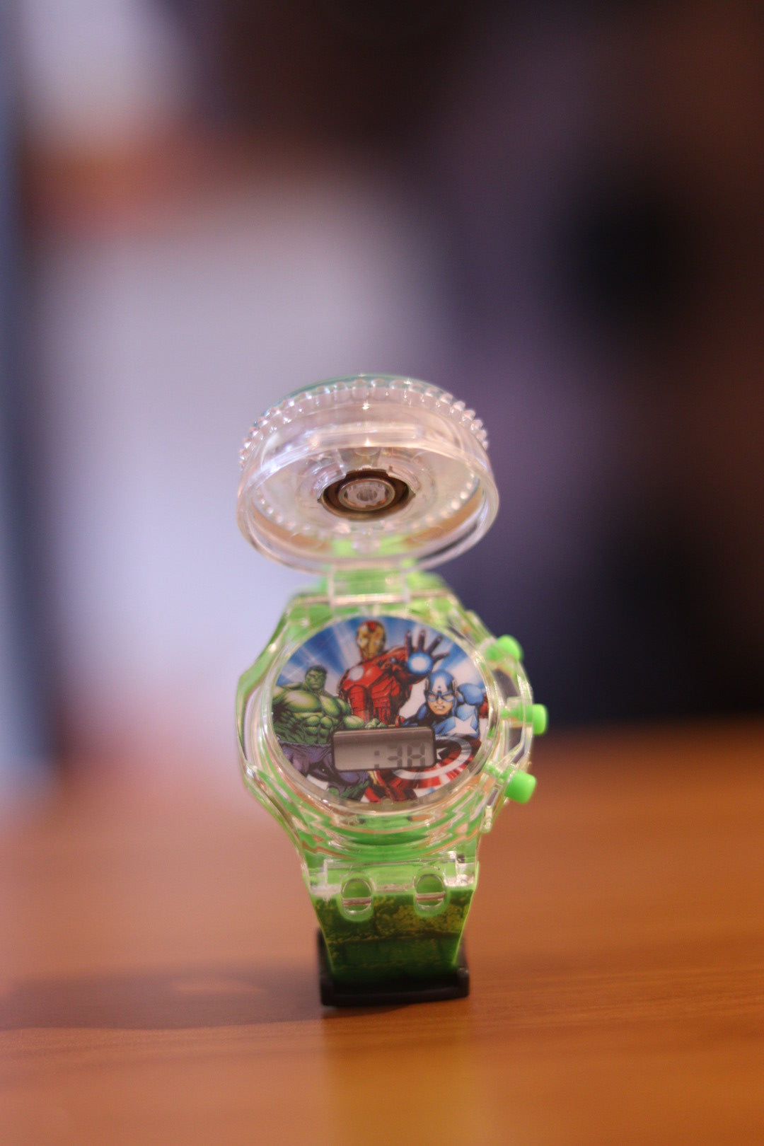 Hulk 360° Rotating Kids Digital Watch with Light & Music | Time and Date Display | Onebest