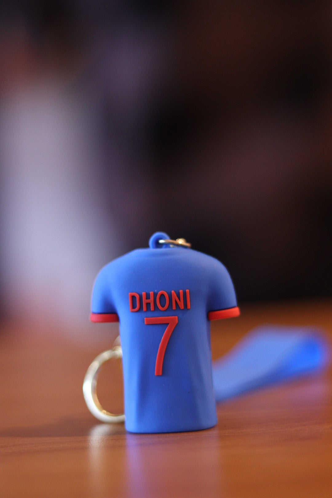 MS Dhoni Thala 07 Cricket Jersey Keychain | 3D Rubber Silicone | Indian Sports Player | Onebest