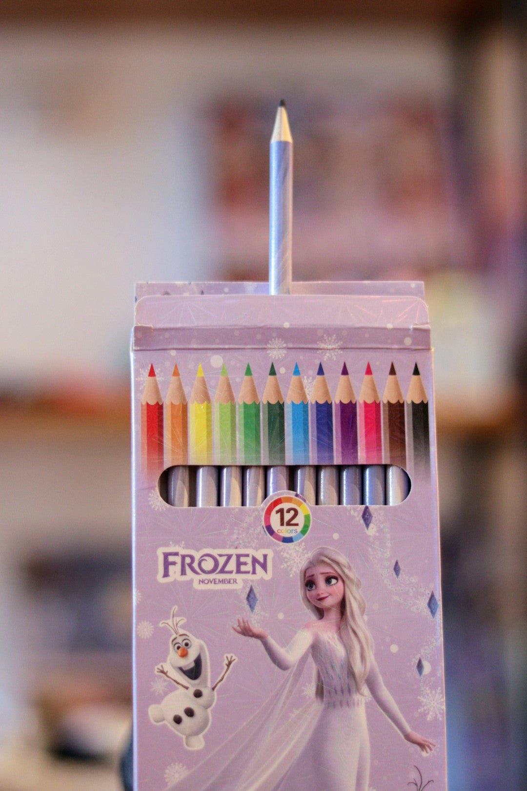 Frozen Cartoon Color Pencil Pack - 12 Colors for Kids | Onebest