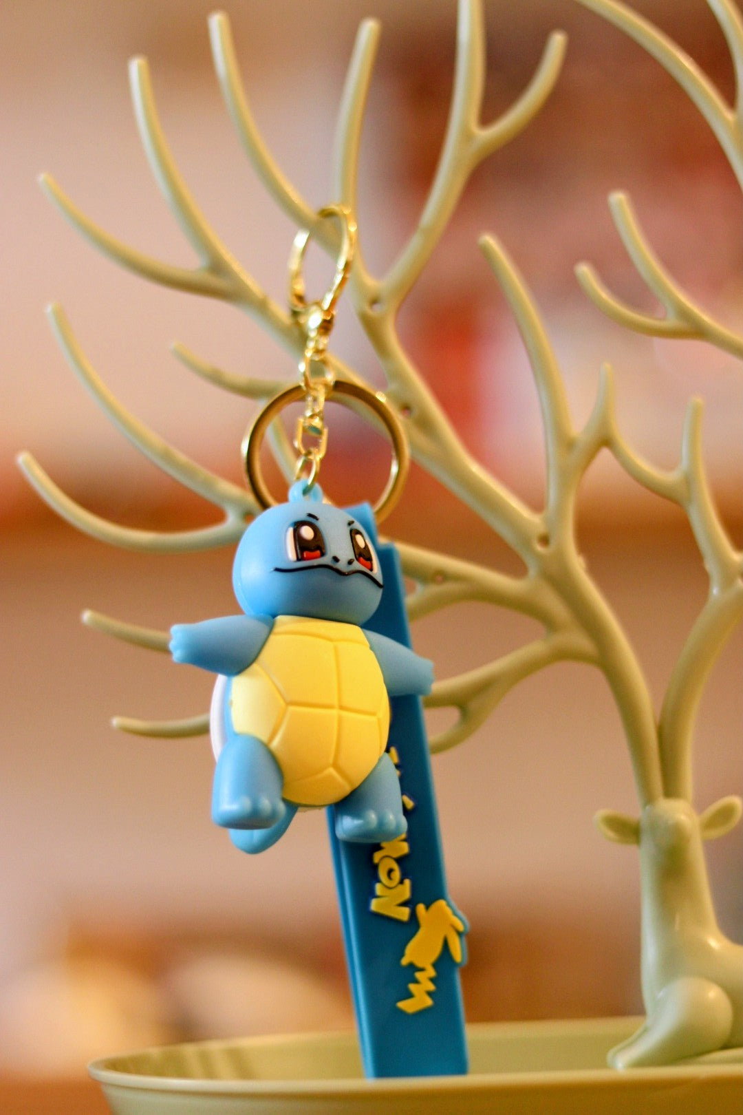 Pokemon Squirtle 3D Keychain - Cute Rubber or Silicone Key Ring for Kids & Fans | Onebest