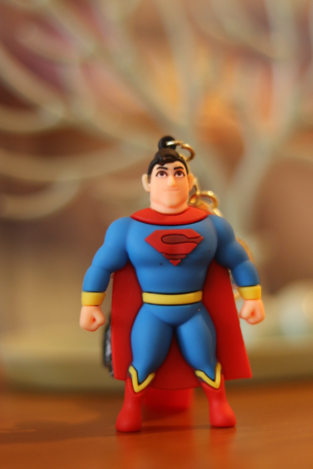 Superman 3D Keychain - Cool Rubber or Silicone Key Ring for Kids & Superhero Fans | Onebest
