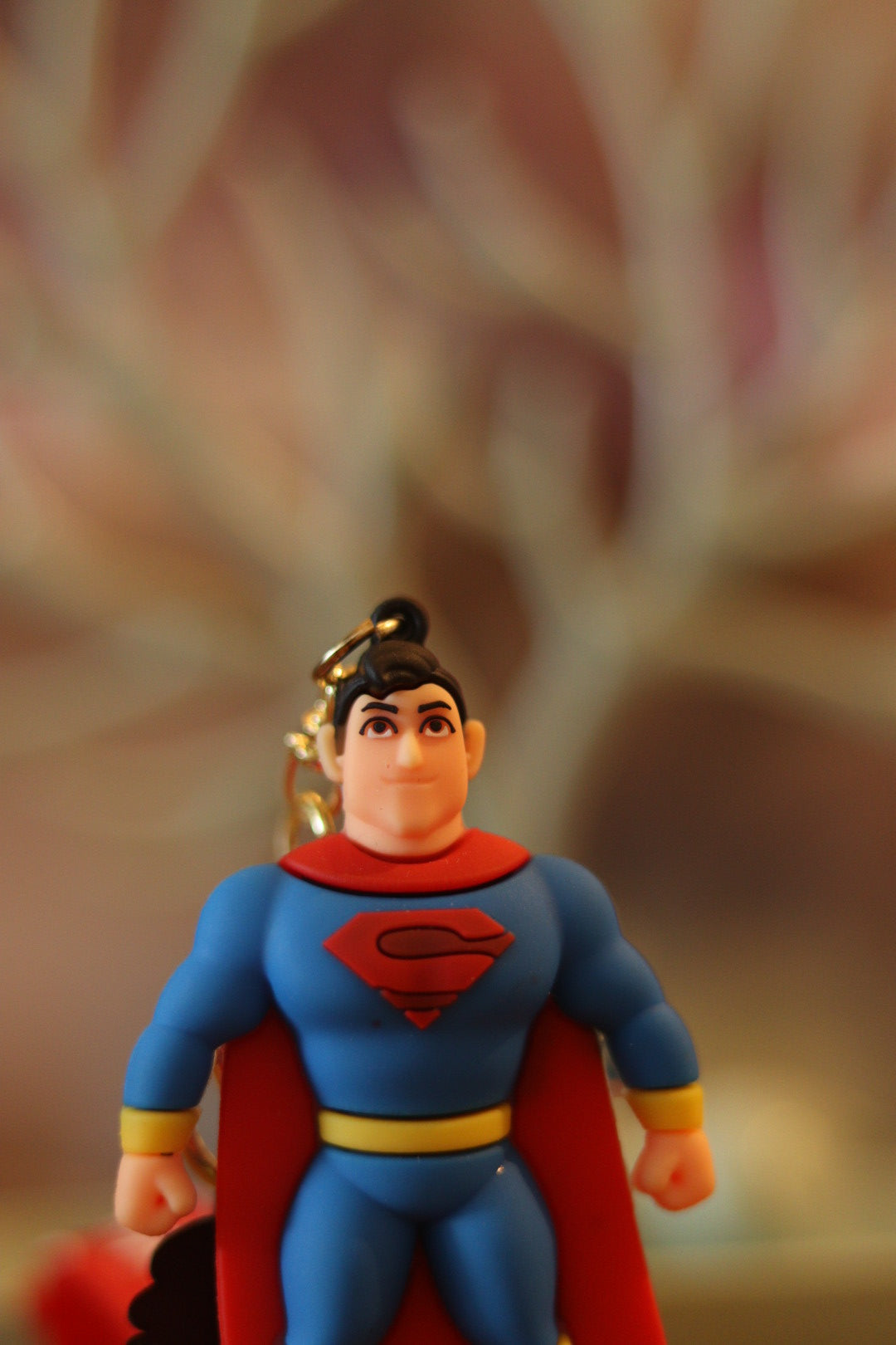 Superman 3D Keychain - Cool Rubber or Silicone Key Ring for Kids & Superhero Fans | Onebest
