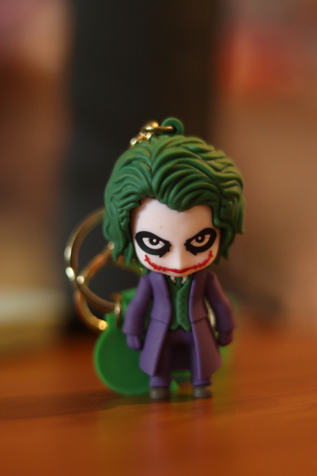 Joker 3D Keychain - DC Villain Rubber or Silicone Key Ring for Boys & Collectors | Onebest