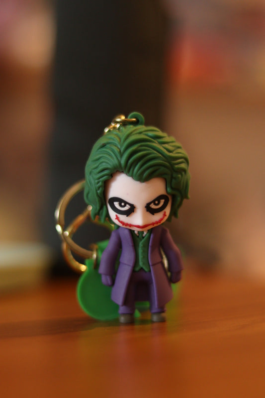 Joker 3D Keychain - DC Villain Rubber or Silicone Key Ring for Boys & Collectors | Onebest
