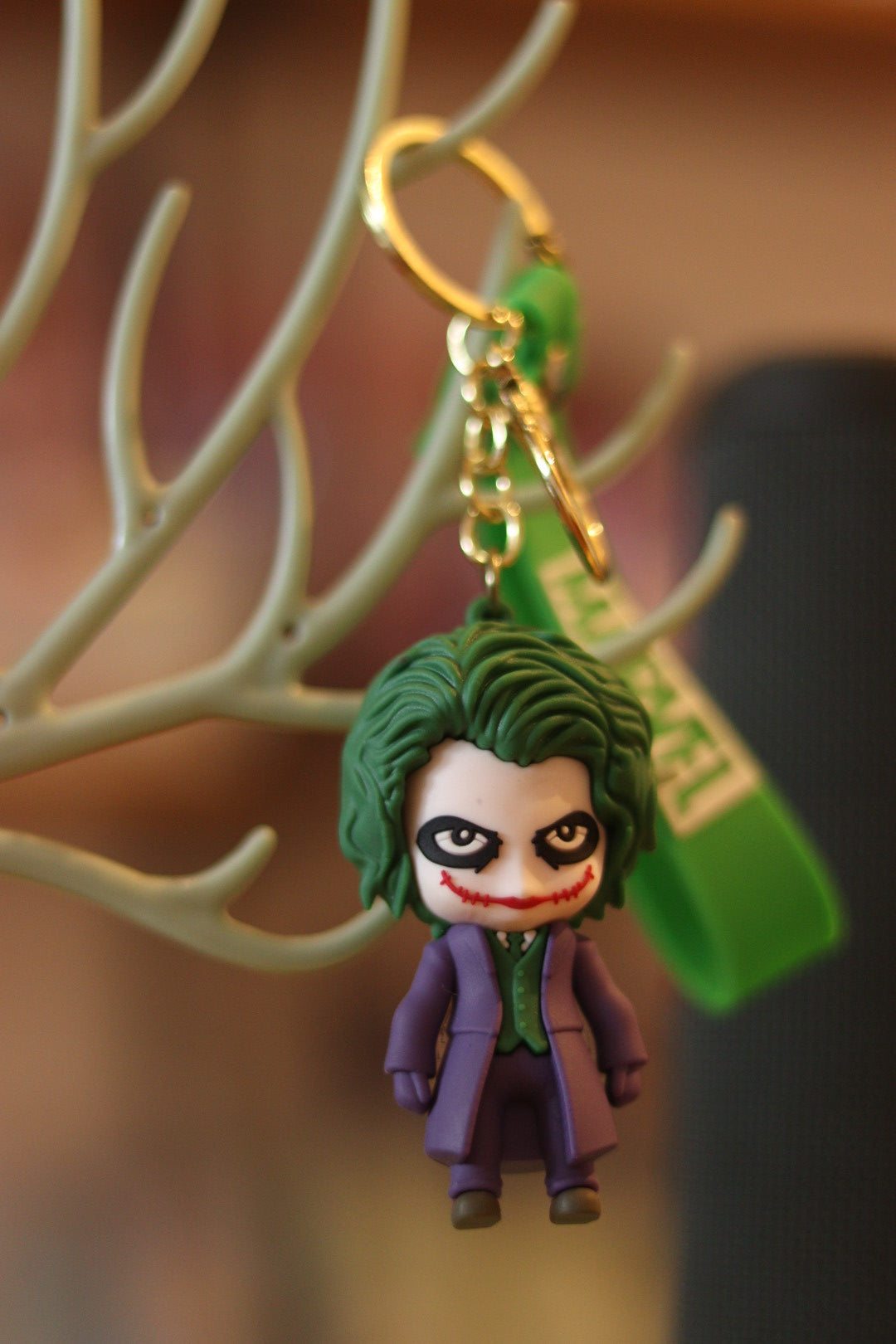 Joker 3D Keychain - DC Villain Rubber or Silicone Key Ring for Boys & Collectors | Onebest