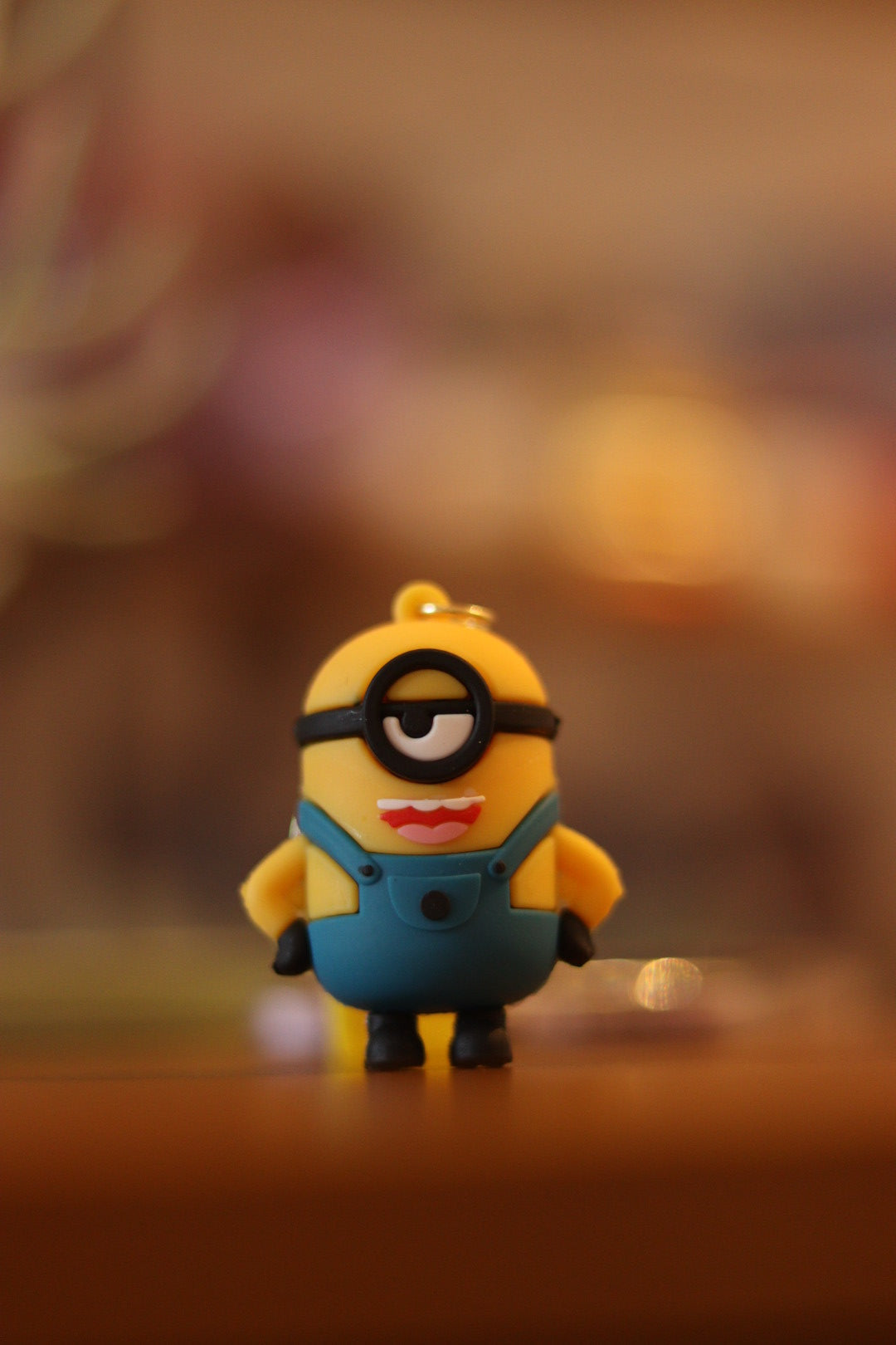 Minions 3D Keychain - Cute Rubber Silicone Bag Charm for Kids | Onebest