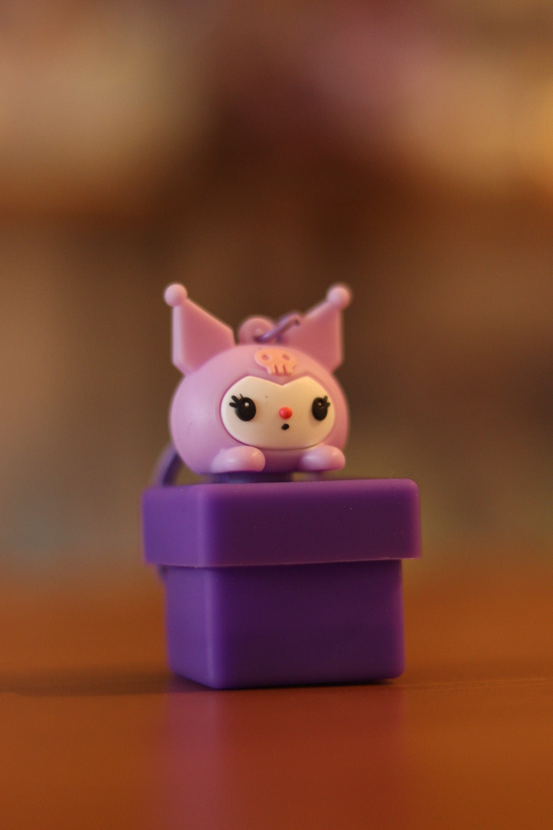 Silicone Kuromi Lamp Keychain with Light | Cute LED Anime Key Ring | Onebest