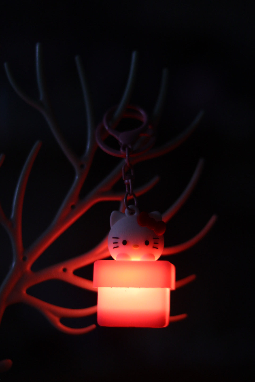 Silicone Kuromi Lamp Keychain with Light | Cute LED Anime Key Ring | Onebest