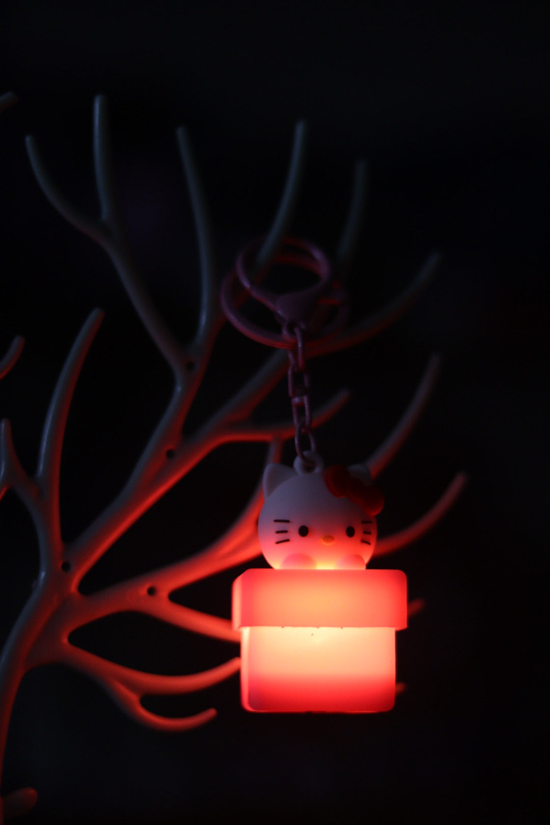 Silicone Kuromi Lamp Keychain with Light | Cute LED Anime Key Ring | Onebest