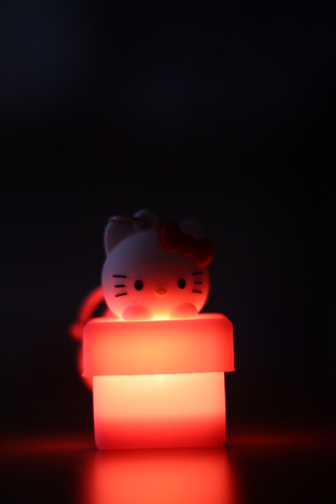 Silicone Kuromi Lamp Keychain with Light | Cute LED Anime Key Ring | Onebest