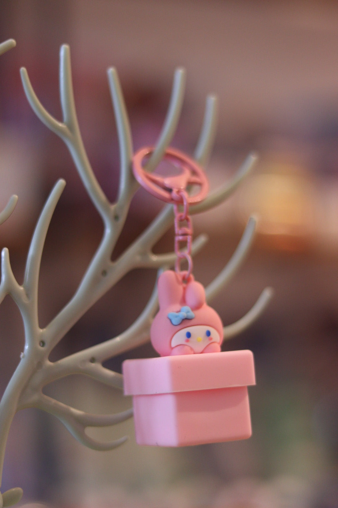 Silicone Kuromi Lamp Keychain with Light | Cute LED Anime Key Ring | Onebest