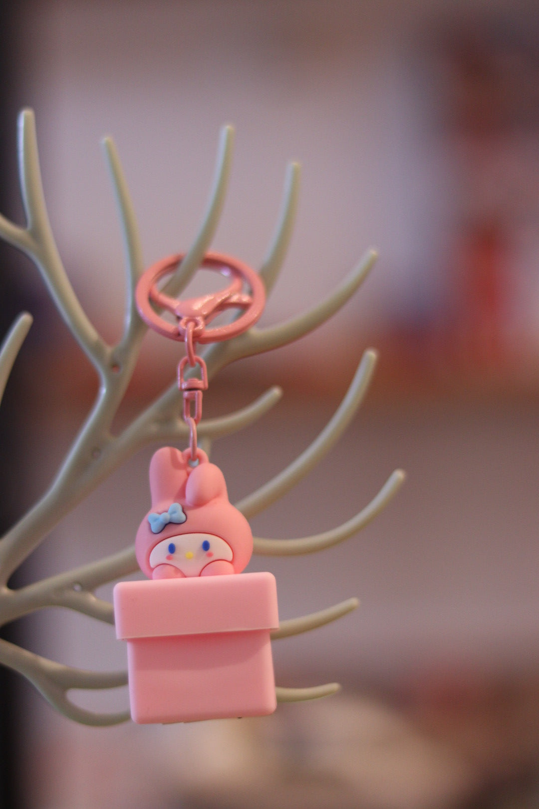 Silicone Kuromi Lamp Keychain with Light | Cute LED Anime Key Ring | Onebest