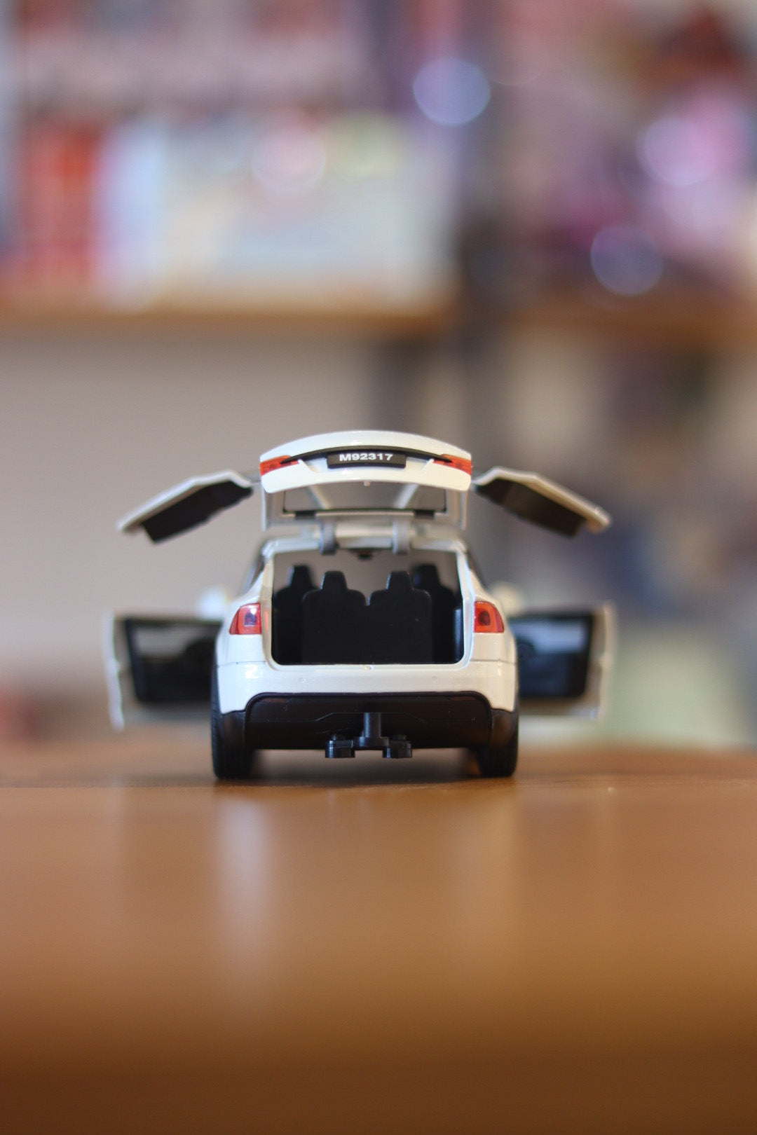 Tesla Model X Diecast Electric Car & RV Camper Toy Set - Sound, Lights, Charging Station & Pullback Action | Onebest
