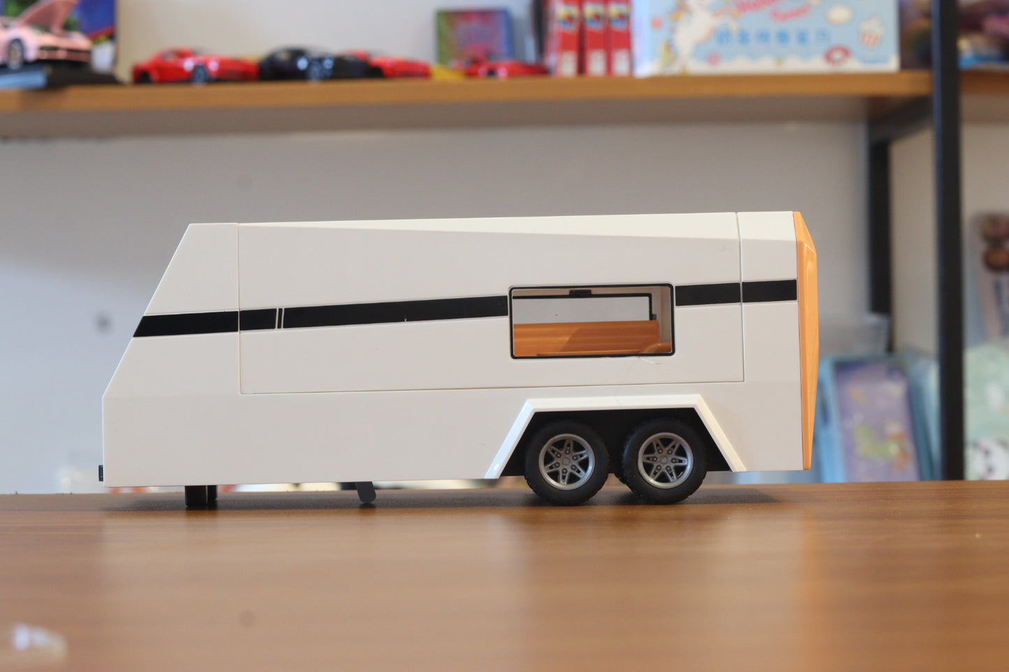 Tesla Model X Diecast Electric Car & RV Camper Toy Set - Sound, Lights, Charging Station & Pullback Action | Onebest