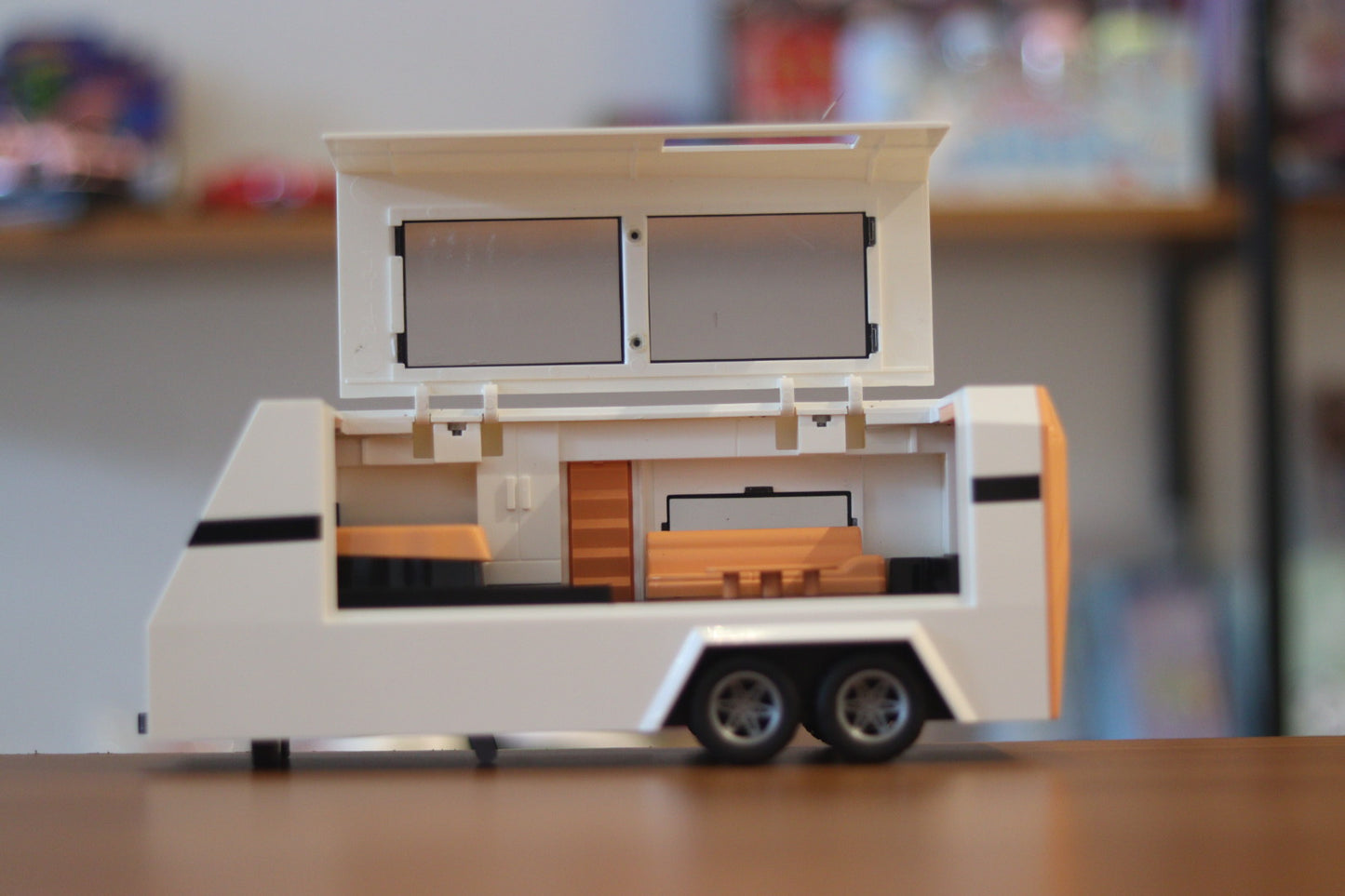 Tesla Model X Diecast Electric Car & RV Camper Toy Set - Sound, Lights, Charging Station & Pullback Action | Onebest