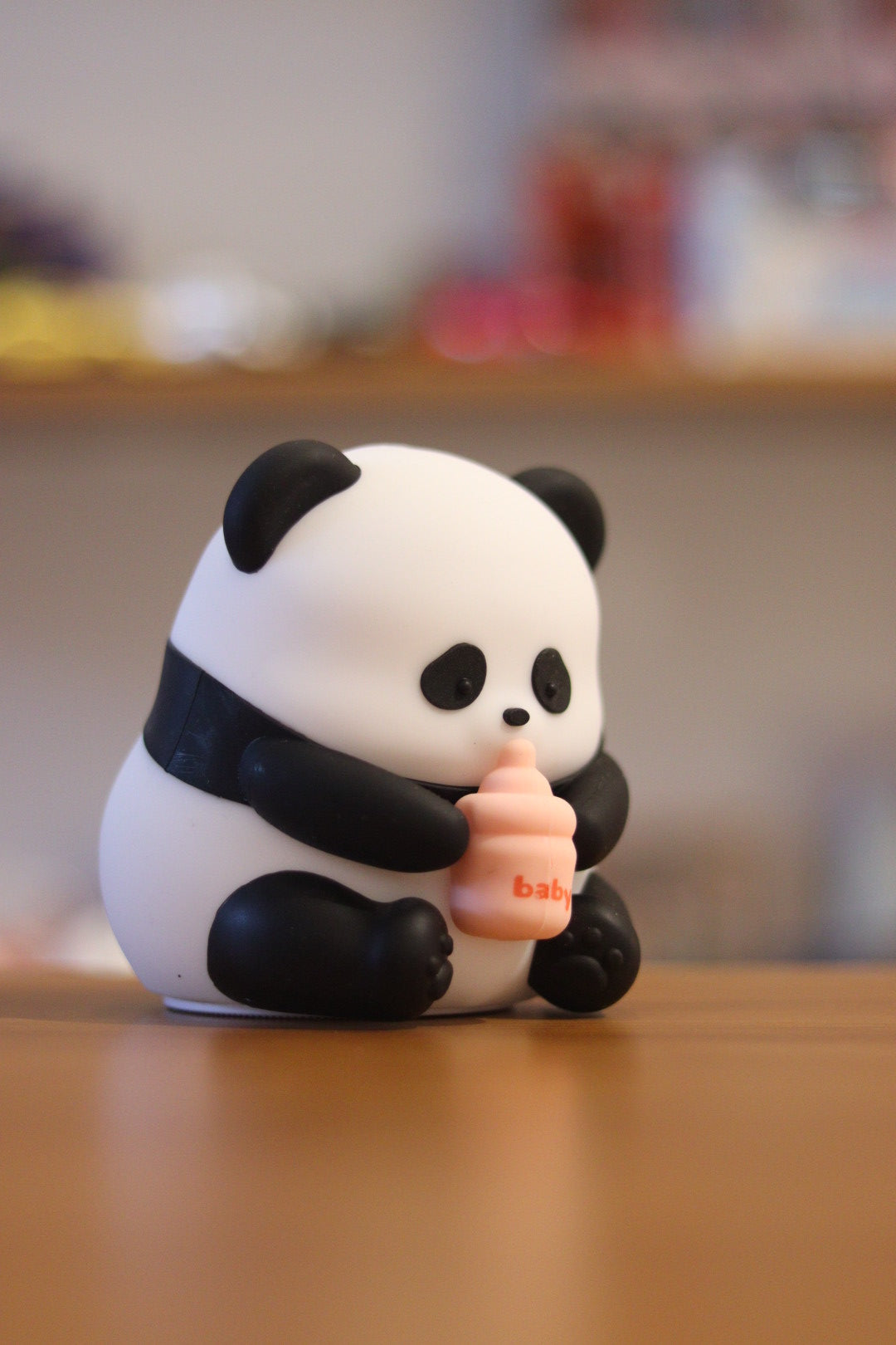 Panda Drinking Milk Silicone Night Lamp - Soft Touch LED Light for Kids & Room Decor | Onebest