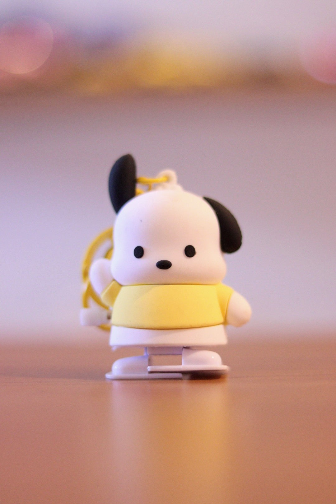 Panda & Kitten Wind-Up Running Keychain - Cute Toy Keyring with Rotating Key | Onebest