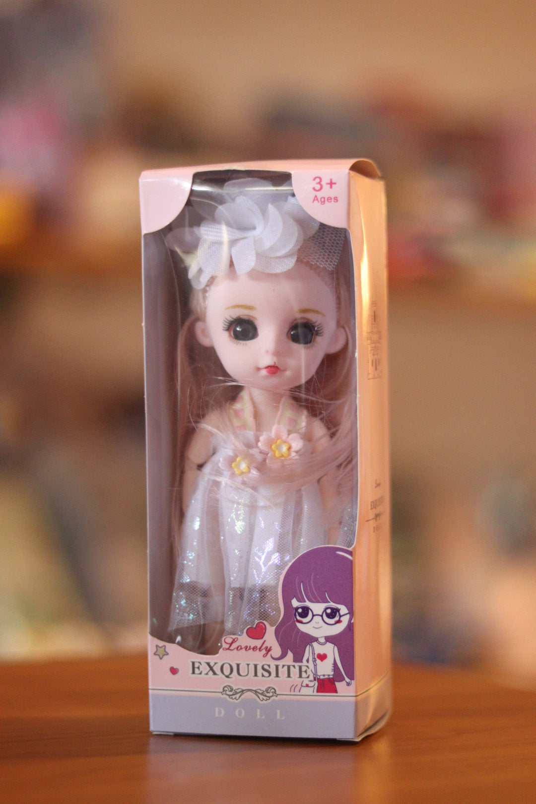 Lovely Exquisite Small Size Girl Doll Toy with Box | Cute & Beautiful for 3+ Age | Onebest