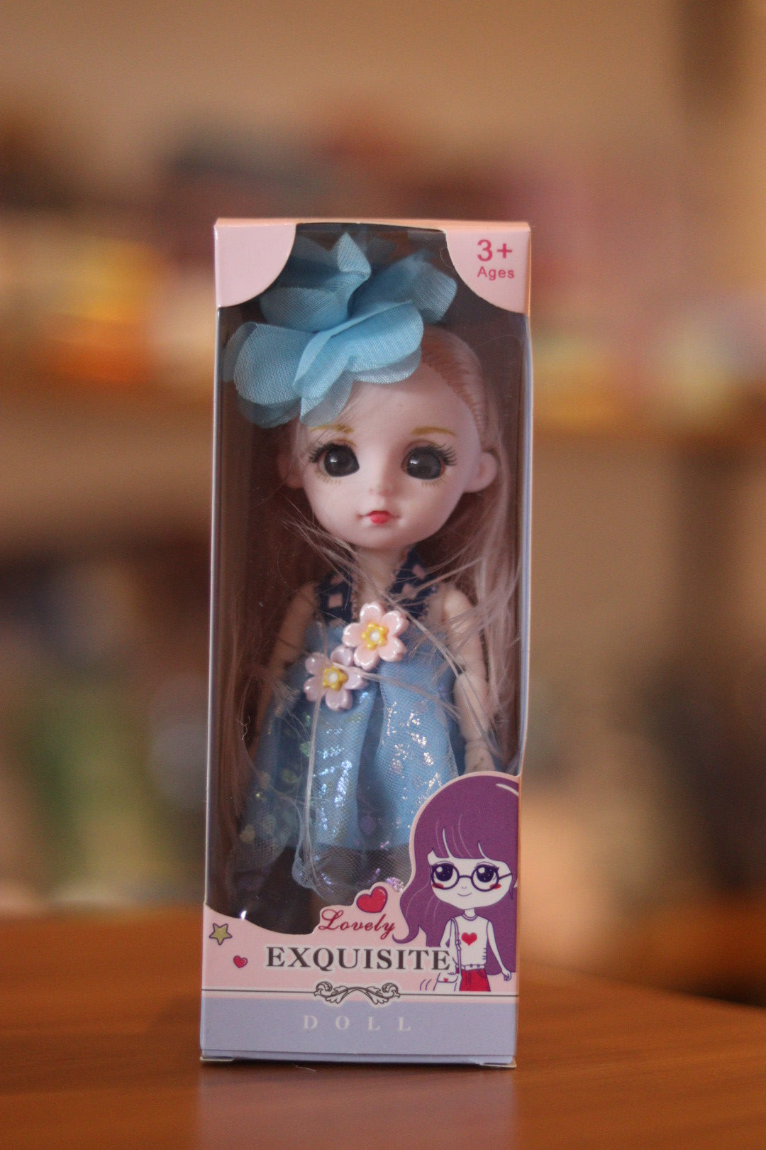 Lovely Exquisite Small Size Girl Doll Toy with Box | Cute & Beautiful for 3+ Age | Onebest