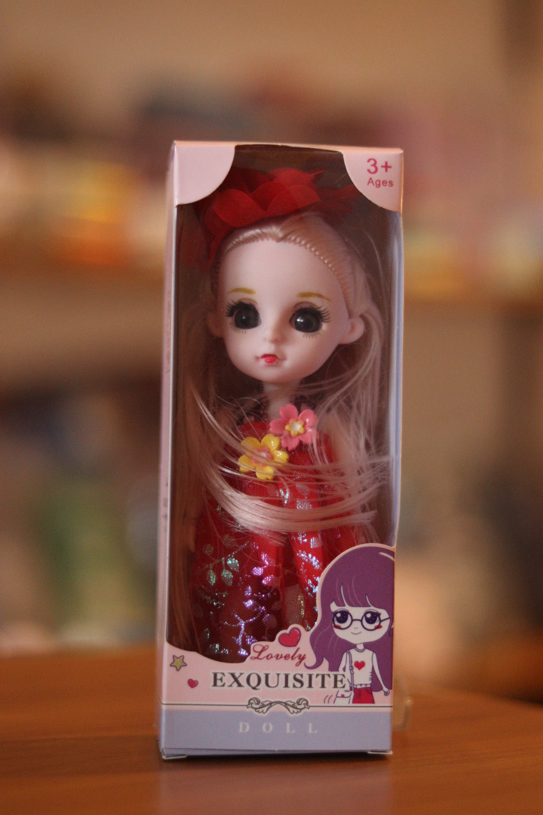 Lovely Exquisite Small Size Girl Doll Toy with Box | Cute & Beautiful for 3+ Age | Onebest