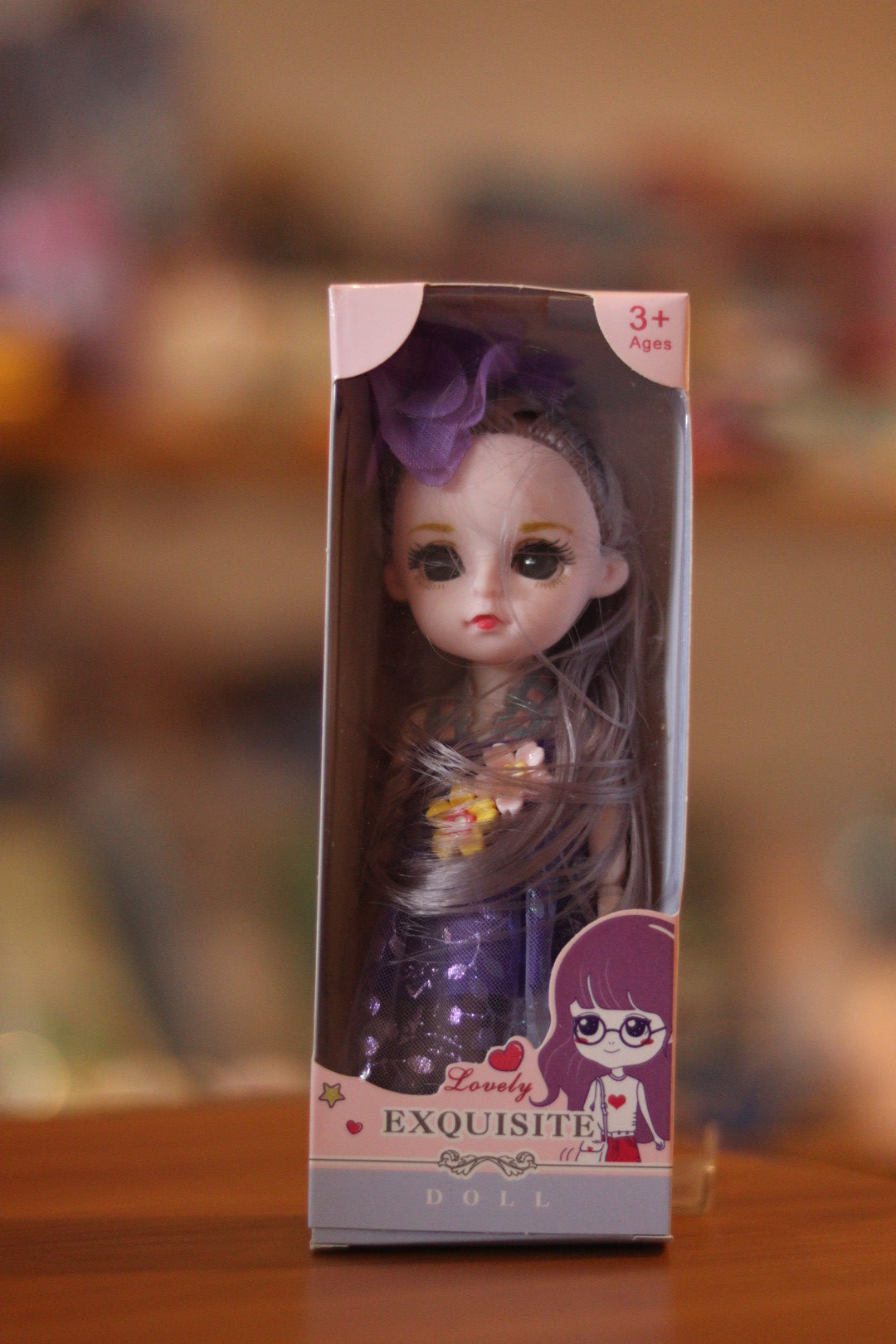 Lovely Exquisite Small Size Girl Doll Toy with Box | Cute & Beautiful for 3+ Age | Onebest