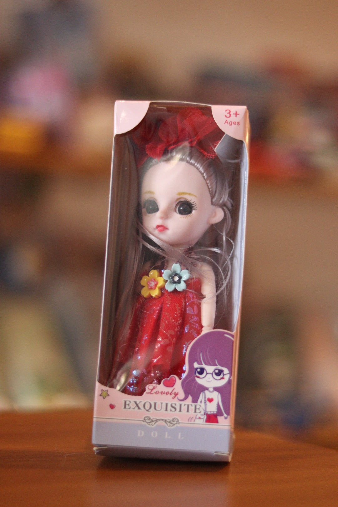 Lovely Exquisite Small Size Girl Doll Toy with Box | Cute & Beautiful for 3+ Age | Onebest
